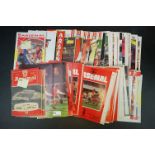 A collection of Arsenal home football programmes to include league and cup matches ranging from