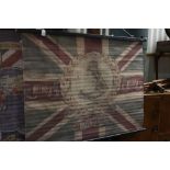 God Save The Queen Queen Victoria Jubilee banner, h 75cm