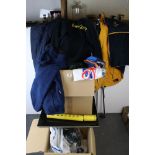 A quantity of original Olympic clothing and items collected by an Olympic official, mainly circa