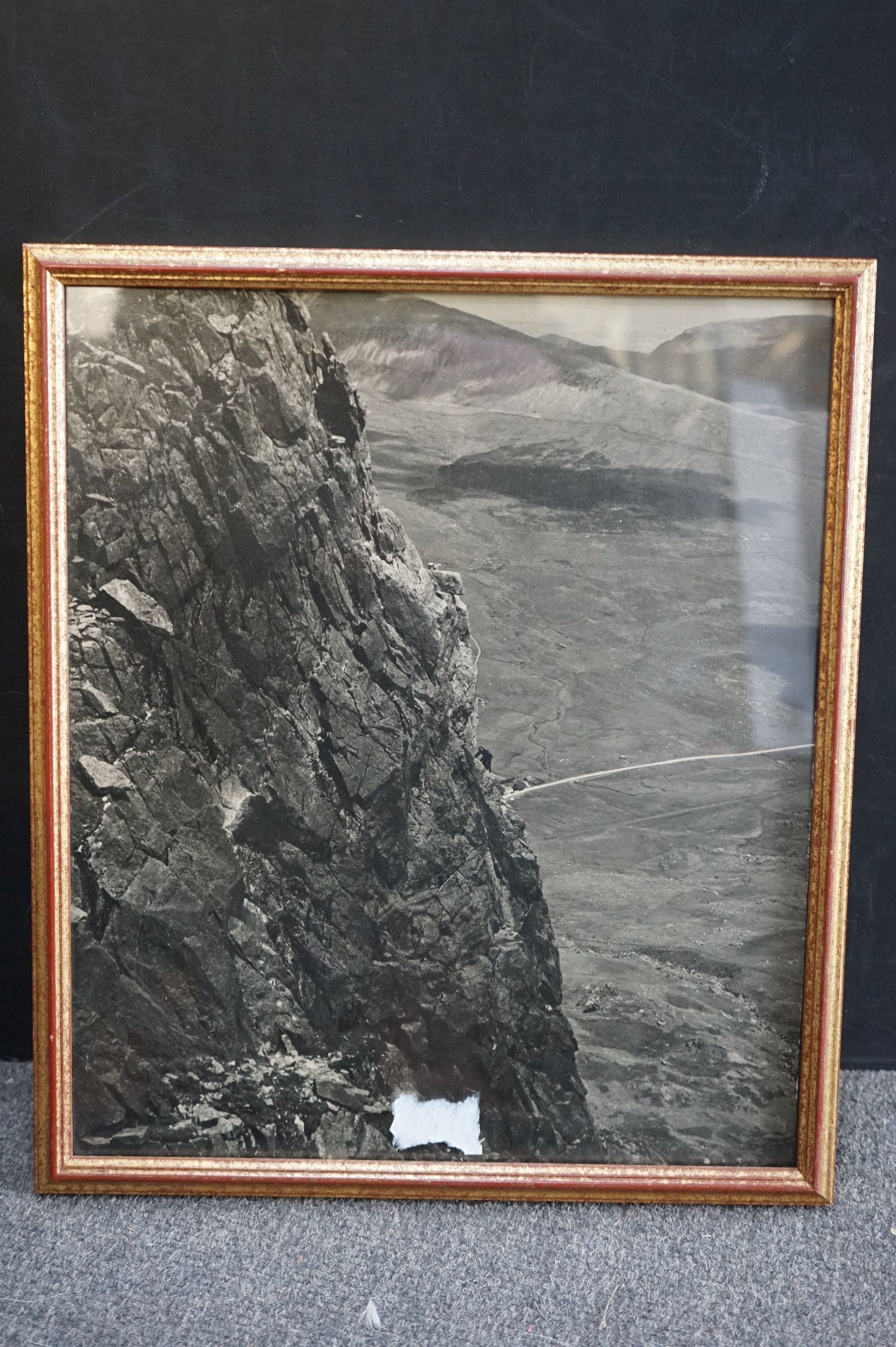 A large quantity of black and white mountaineering photographs with mountain Gallery hand written - Image 15 of 27
