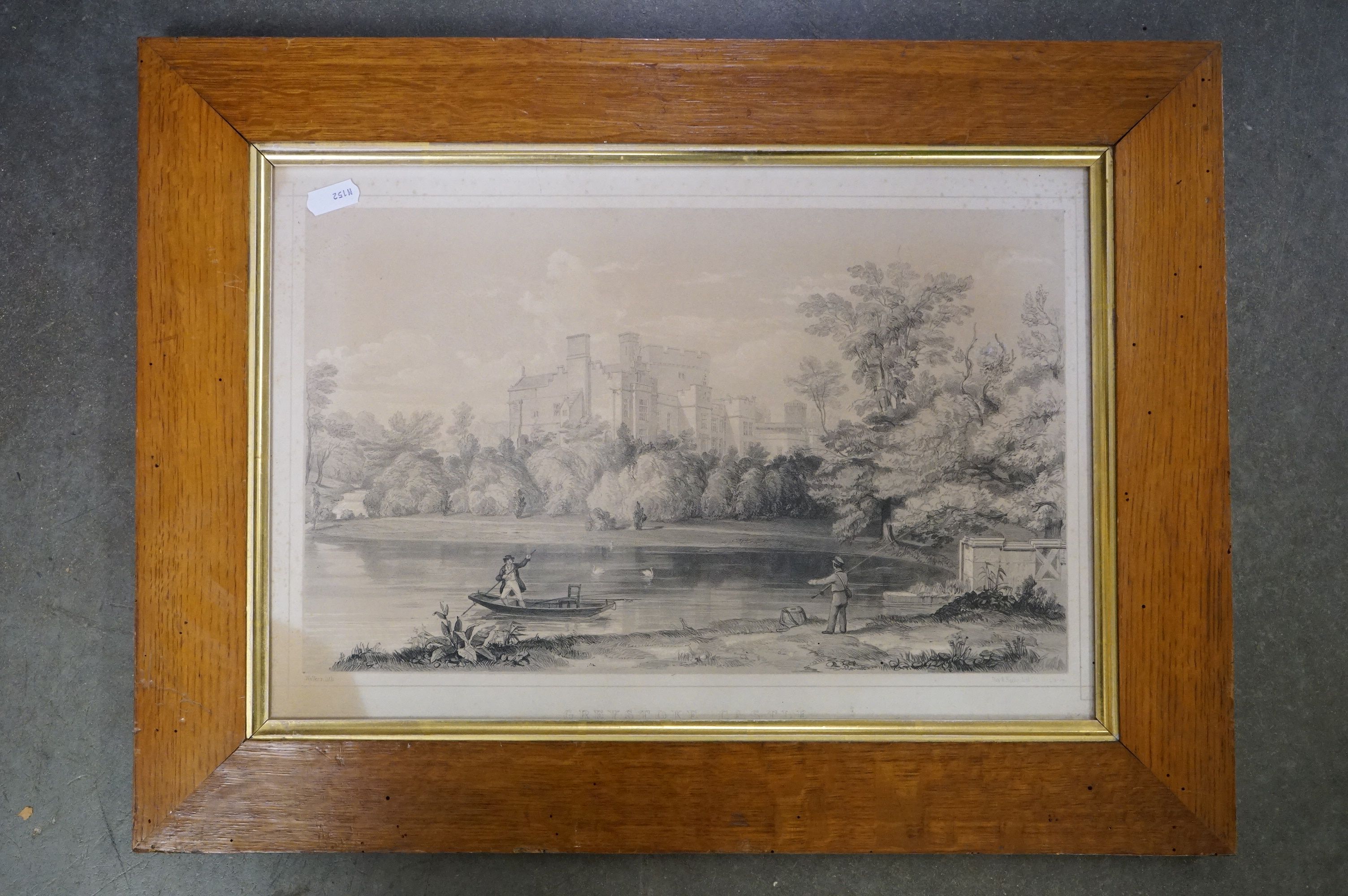 A group of paintings and prints to include a pair of antique maple framed prints of 19th gents - Image 2 of 30