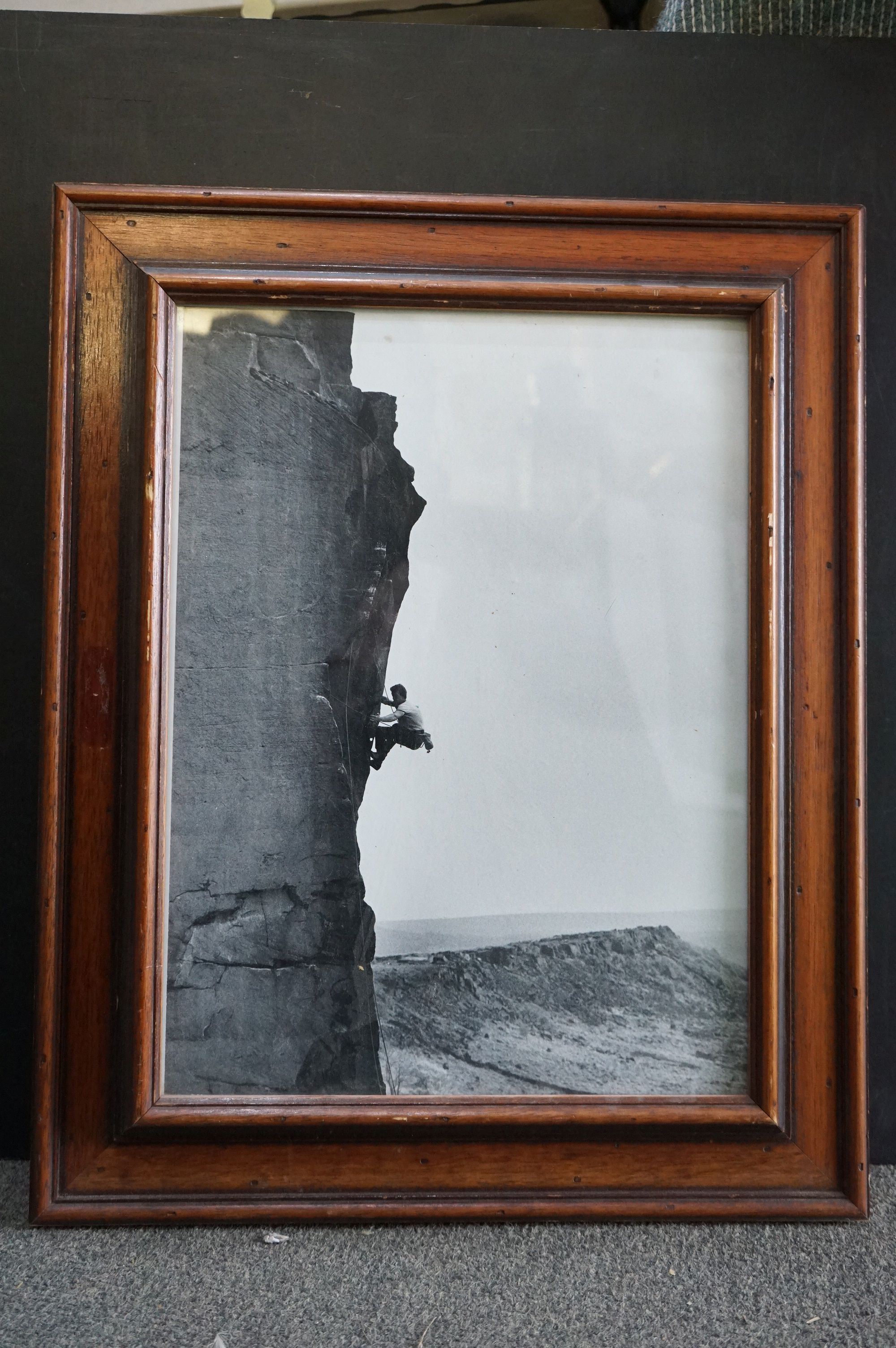 A large quantity of black and white mountaineering photographs with mountain Gallery hand written - Image 2 of 27