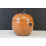 Georgian style Fruitwood apple tea caddy