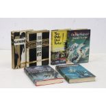 A collection of six James Bond books by Ian Flemming to include Goldfinger, For Your Eyes Only And