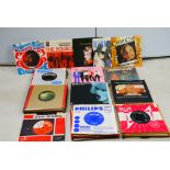 Vinyl - A good collection of approx 80 45's from the 60's onwards featuring The Hollies, John