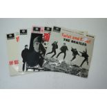 Vinyl - The Beatles 5 EP's to include The Beatles Hits (GEP 8880), Twist & Shout (GEP 8882), No 1 (