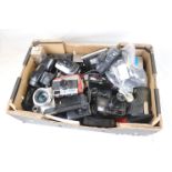 Large collection of compact cameras, to include Olympus 35RC, Canon, Pentax, Minolta etc