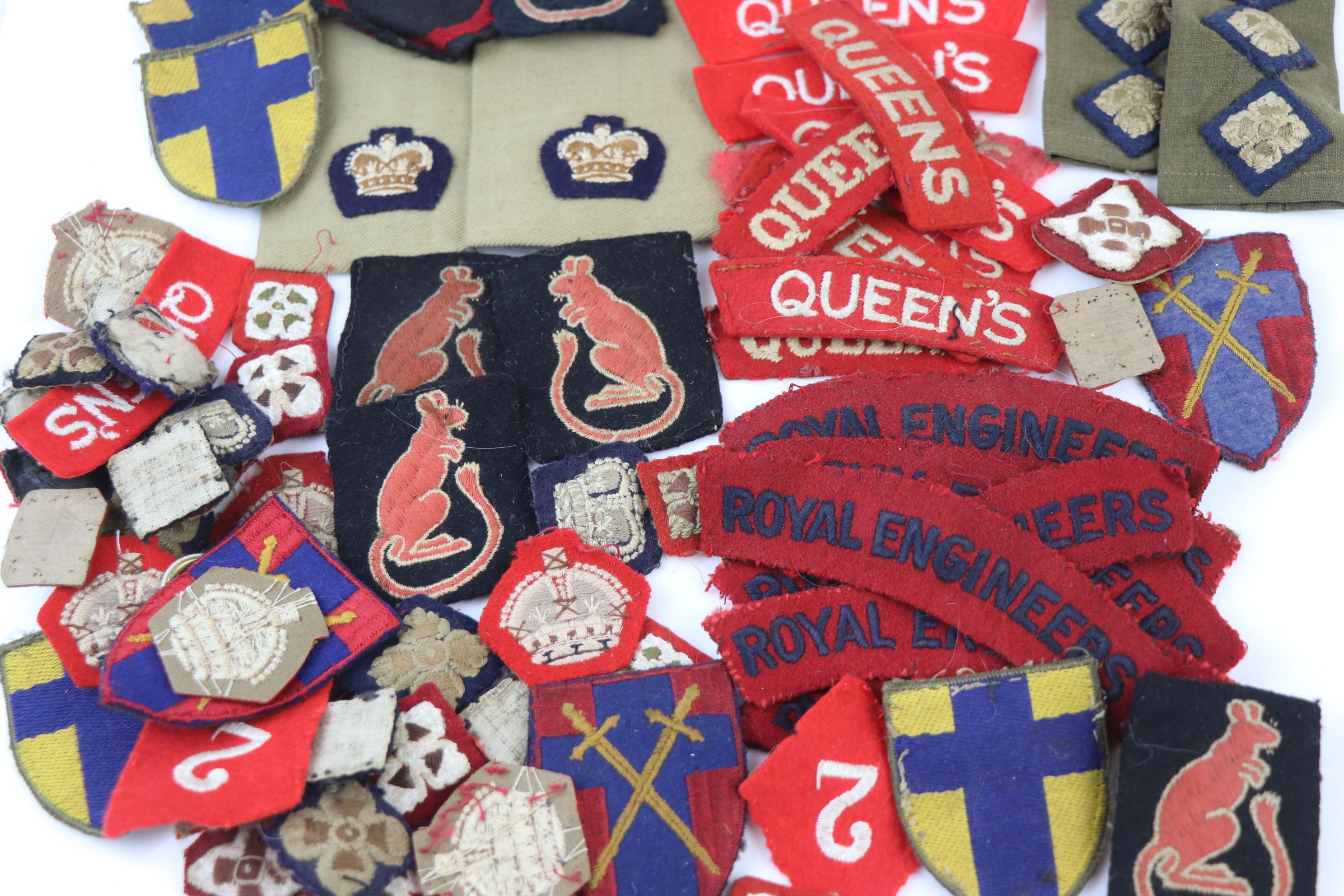 A Large Collection Of Mainly World War Two Era British Military Cloth Badges To Include Regimental - Image 10 of 10