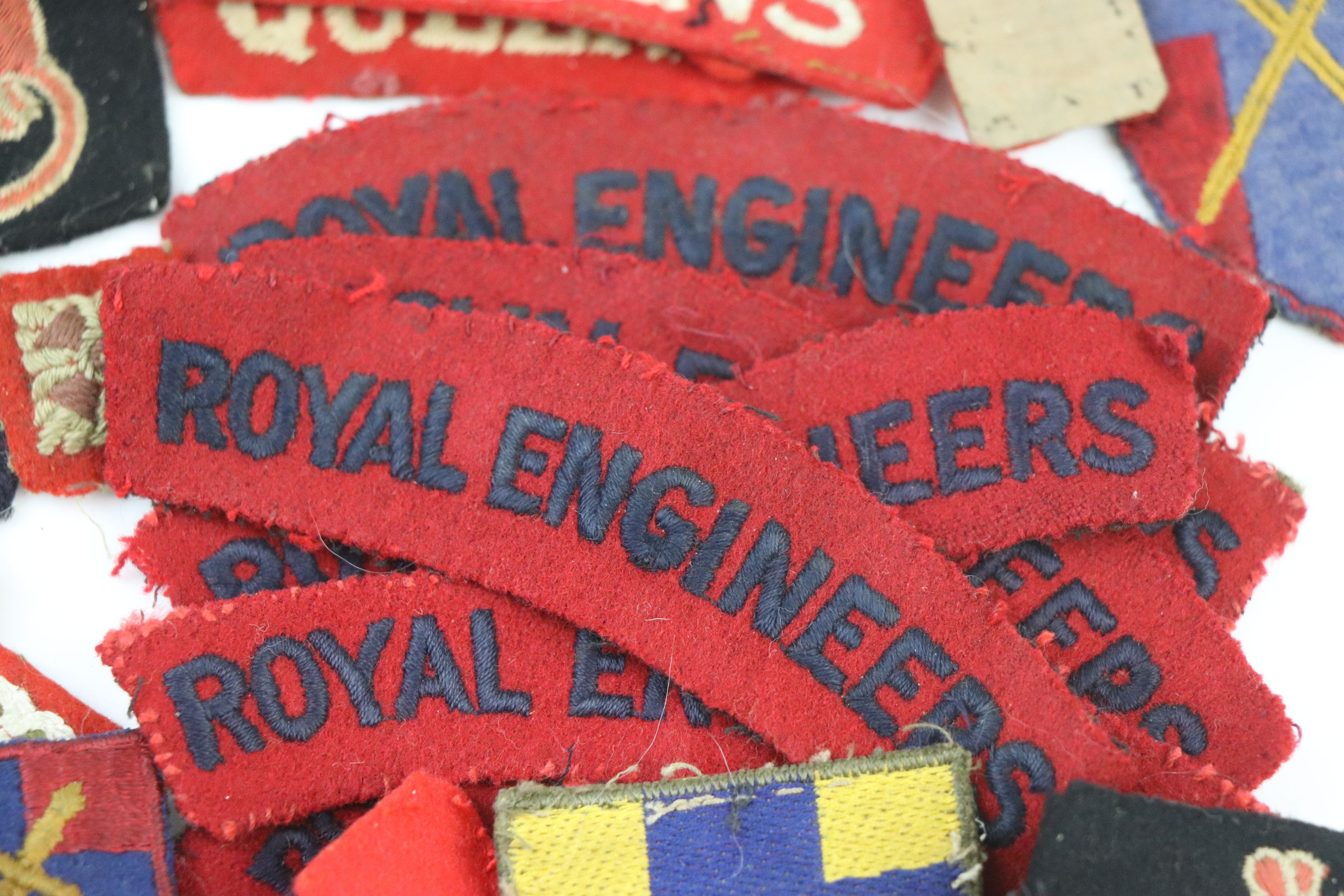 A Large Collection Of Mainly World War Two Era British Military Cloth Badges To Include Regimental - Image 6 of 10