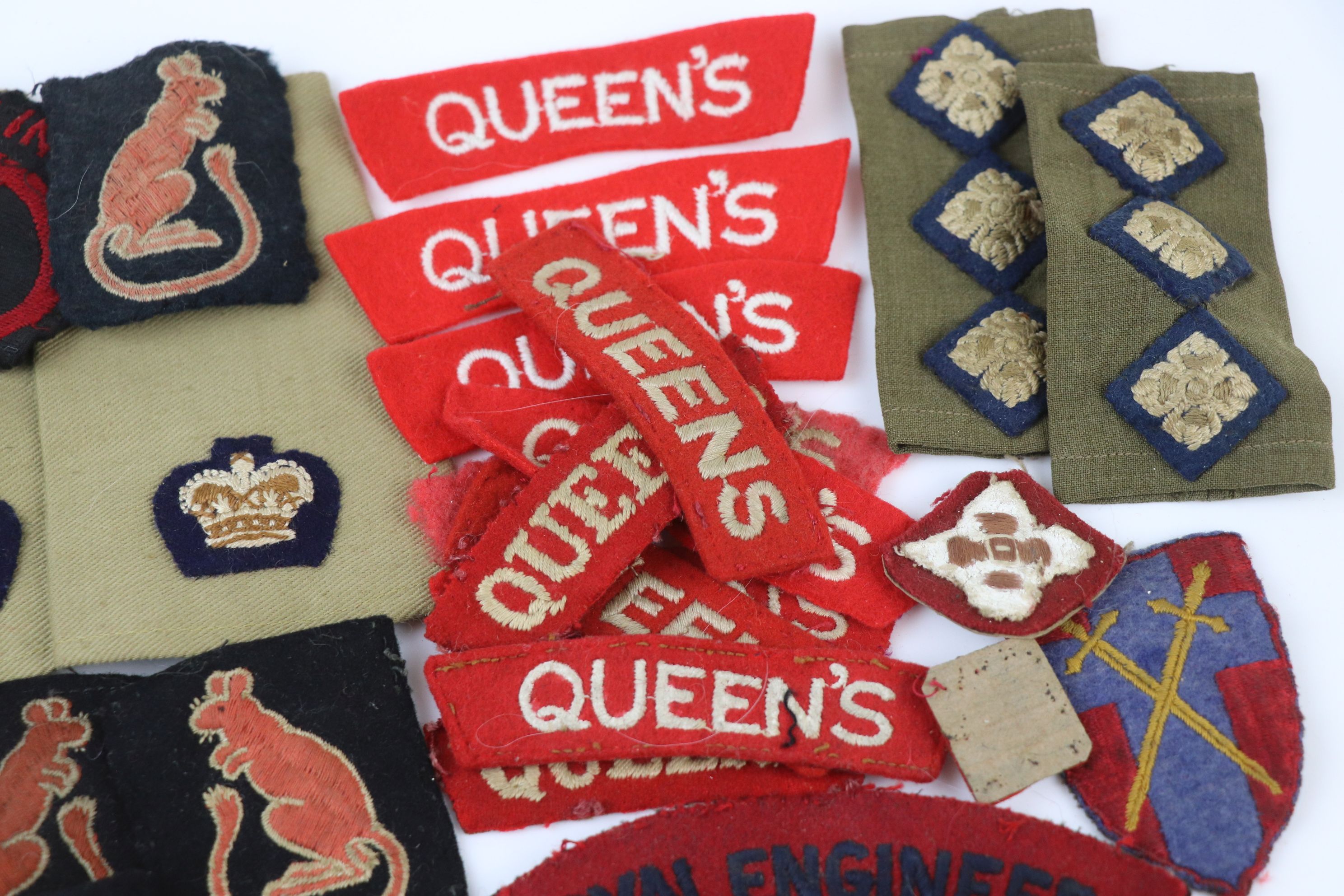 A Large Collection Of Mainly World War Two Era British Military Cloth Badges To Include Regimental - Image 4 of 10