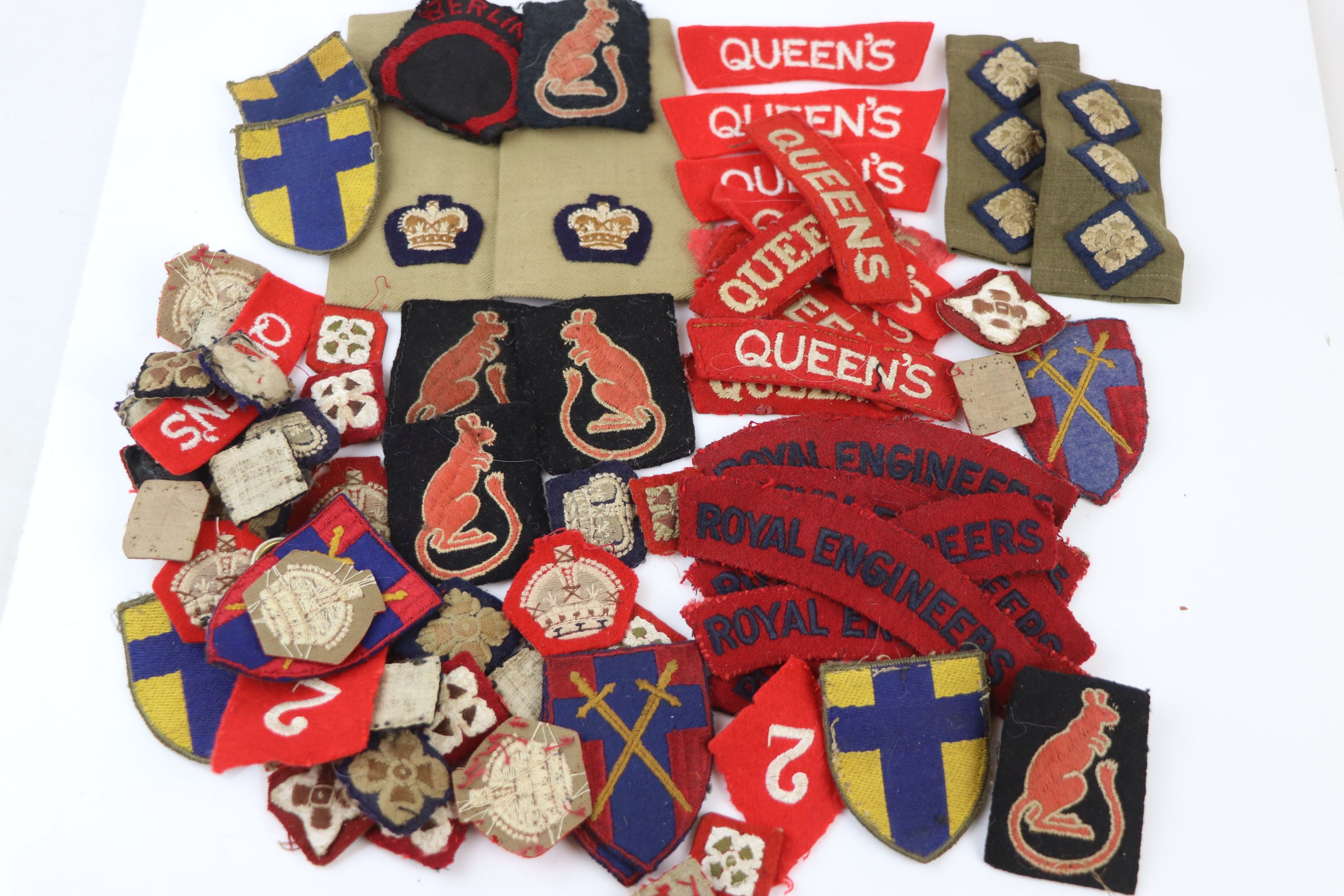 A Large Collection Of Mainly World War Two Era British Military Cloth Badges To Include Regimental - Image 2 of 10