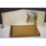 Two vintage sketchbooks containing a quantity of drawings and watercolours.