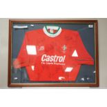 Swindon Town Football Club Signed Shirt, 1995-96 Season (Division 2 champions), signatures include
