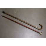 Walking Stick with Racing Car Handle together with another Walking Stick