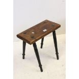 Windsor type kitchen stool