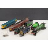 Five Hornby OO gauge locomotives to include Western Courier, Flying Scotsman, Little Giant, 0-6-0