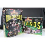 Boxed Bandai Power Rangers Titanos playset with instructions, missing chest shield, plus boxed