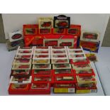 Group of 40+ boxed diecast models, all postal service related, to include Lledo, Corgi etc