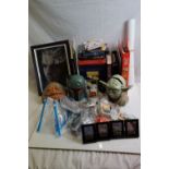 Large collection of Science Fiction related toys and ephemera, to include Star Wars, Babylon 5, Star