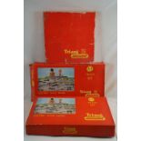 Two boxed Triang OO gauge train sets, both incomplete without locomotives, to include RD & RA,