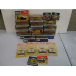 A collection of boxed Matchbox diecast vehicles to include DY-3B MGB GT 1965, 1973 MGB GT V8, 1949