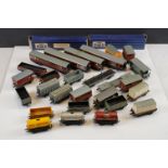 27 Hornby Dublo items of rolling stock to include 2 x boxed coaches, tankers, coaches and wagons