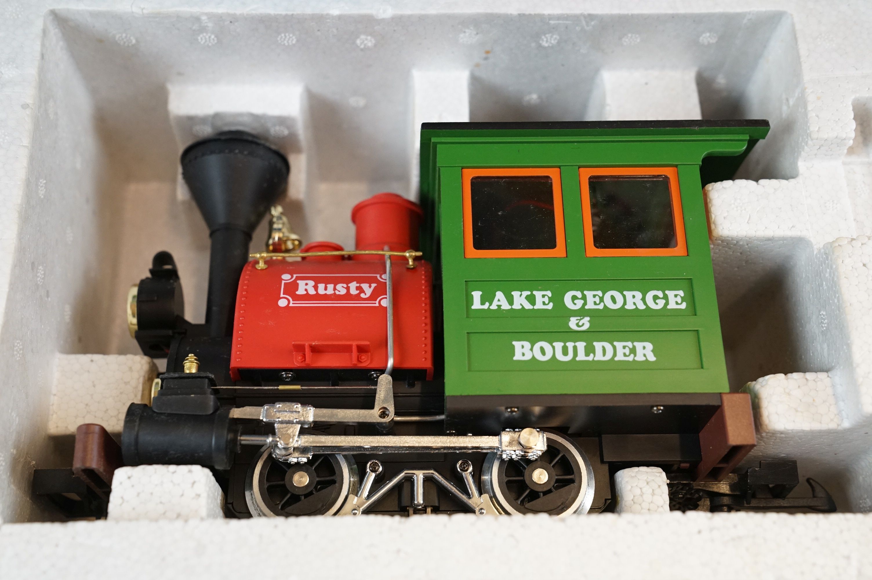 Boxed Lehmann LGB 90770 'The Big Train' Fantasy Lake George & Boulder train set with 0-4-0 - Image 8 of 12