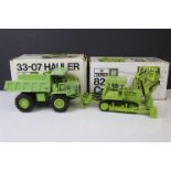 Two boxed NZG 1:40 Terex GM diecast models to include No 164 82-50 Crawler & 33-07 Hauler, diecast