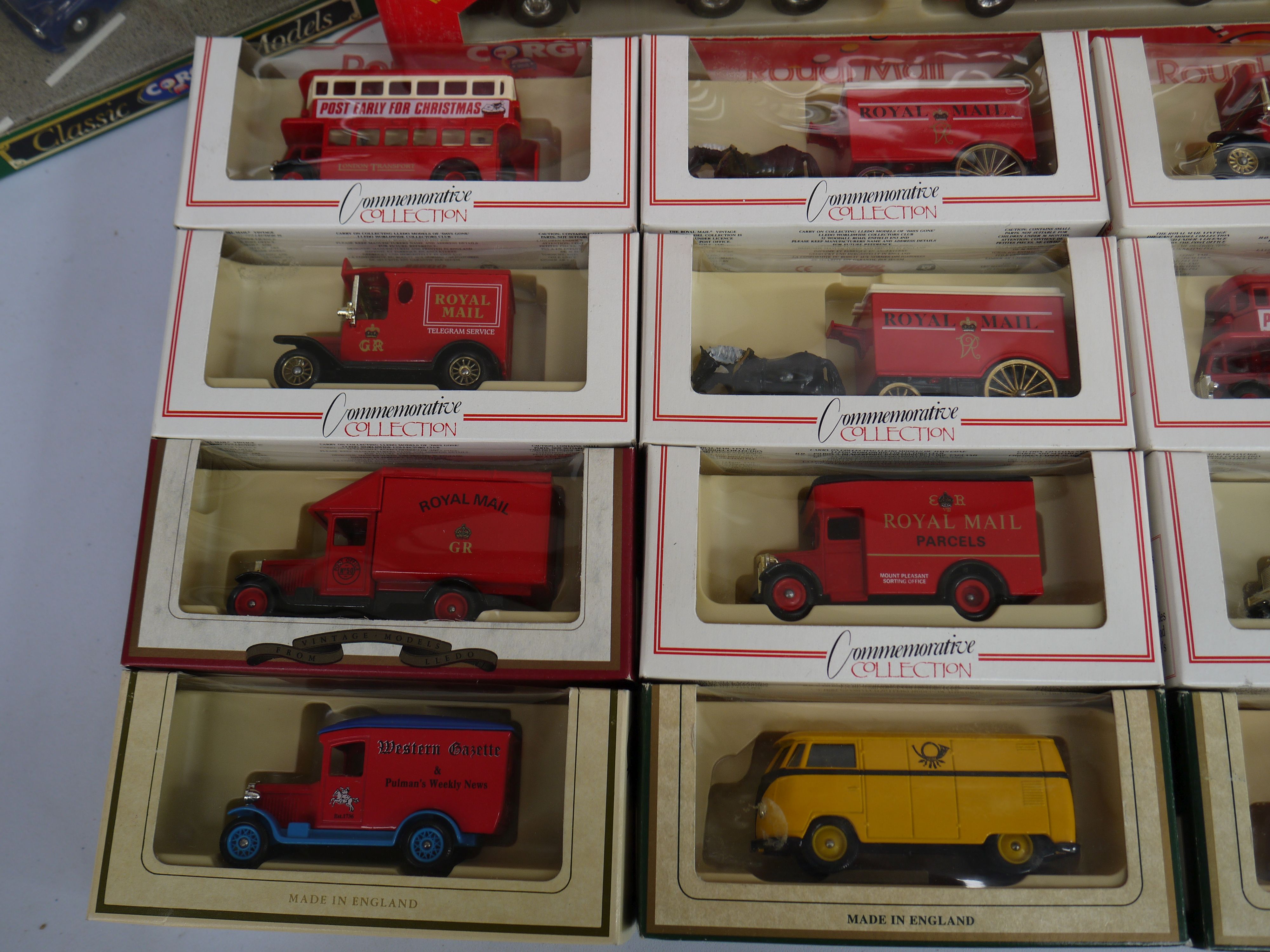 Group of 40+ boxed diecast models, all postal service related, to include Lledo, Corgi etc - Image 4 of 10