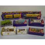 Eight boxed commercial & construction diecast models to include 5 x Siku (3115, 3714, 2517, 2817 &