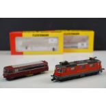 Two boxed Fleischmann OO / HO gauge locomotives to include 4344 & 4405, both with paperwork