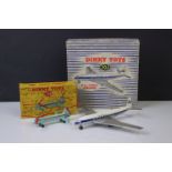 Two boxed Dinky diecast model planes to include 702 DH Comet Airliner and 715 Bristol 173