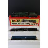 Boxed Triang OO gauge R386 Princess Elizabeth Locomotive and tender plus Airfix Royal Scots Fusilier