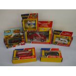 Six boxed Dinky diecast models to include 120 Happy Cab, 203 Customized Range Rover, 285