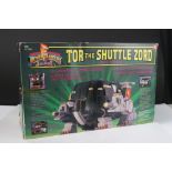 Boxed Bandai Power Rangers Tor the Shuttlezord playset, complete with instructions, tears to box