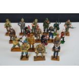 A collection of Del prado and Britains metal military figures to include Vietnam Marines, Normandy
