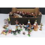 A collection of mainly Britains Deetail cowboys and indians figures together with horses, teepee's