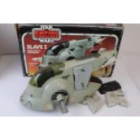 Star Wars - Boxed original Kenner Star Wars The Empire Strikes Back Slave 1, stickers peeling with