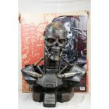 Sideshow Collectables Terminator Salvation T-600 life-size bust, untested (43cm x 57cm x 68cm)