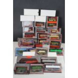 33 Boxed / cased Corgi The Original Omnibus & Bus Operators in Britain diecast models, vg