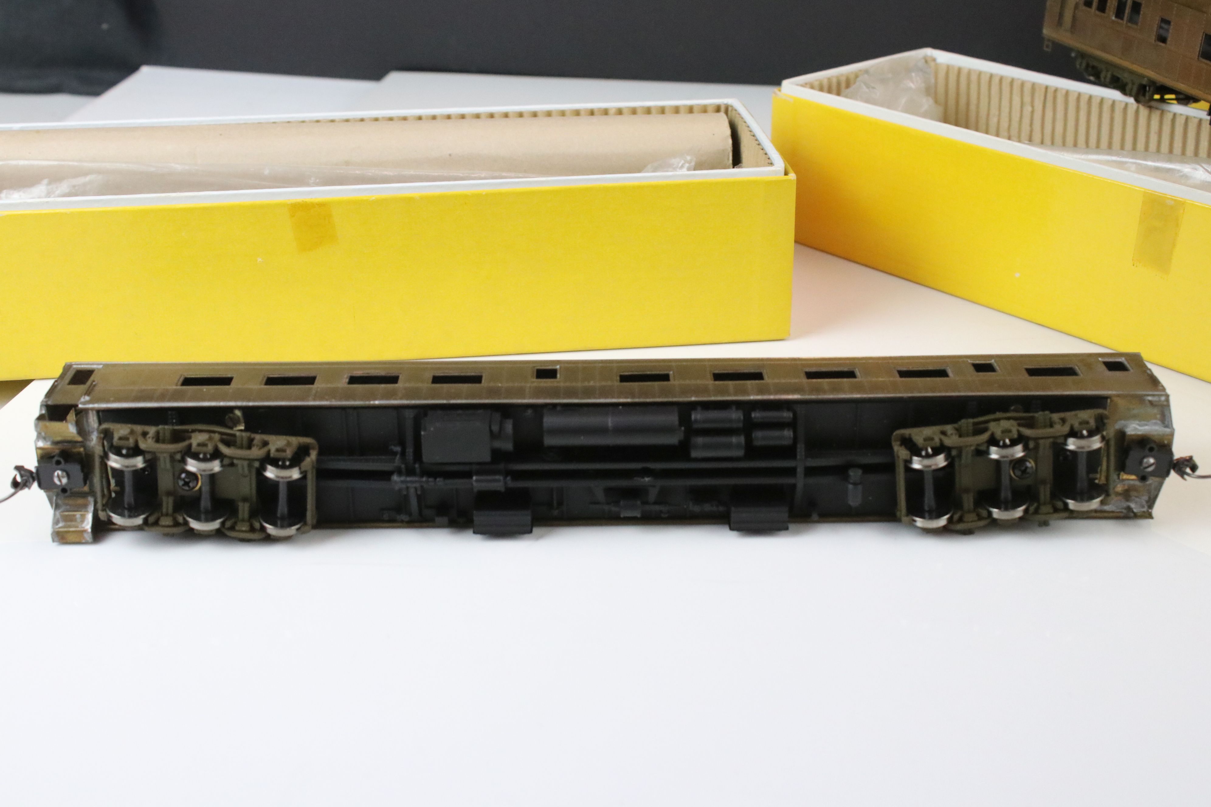 Three boxed E Suydam & Co HO Railroad Equipment items of brass rolling stock to include RR-9 - Image 4 of 19