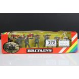 Boxed Britains 6326 7 Marine Commandos figure set complete with all figures, figures excellent,