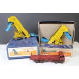 Two boxed Dinky 564 Elevator Loader diecast models, variant boxes, one in gd-vg condition, the other