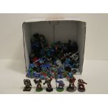 Small collection of Games Workshop/Warhammer 40K painted and unpainted plastic models to include