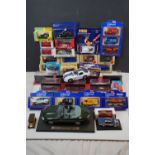 37 x Boxed and carded diecast models to include 4 x Corgi featuring 2 x TY62409 Double Decker Bus,