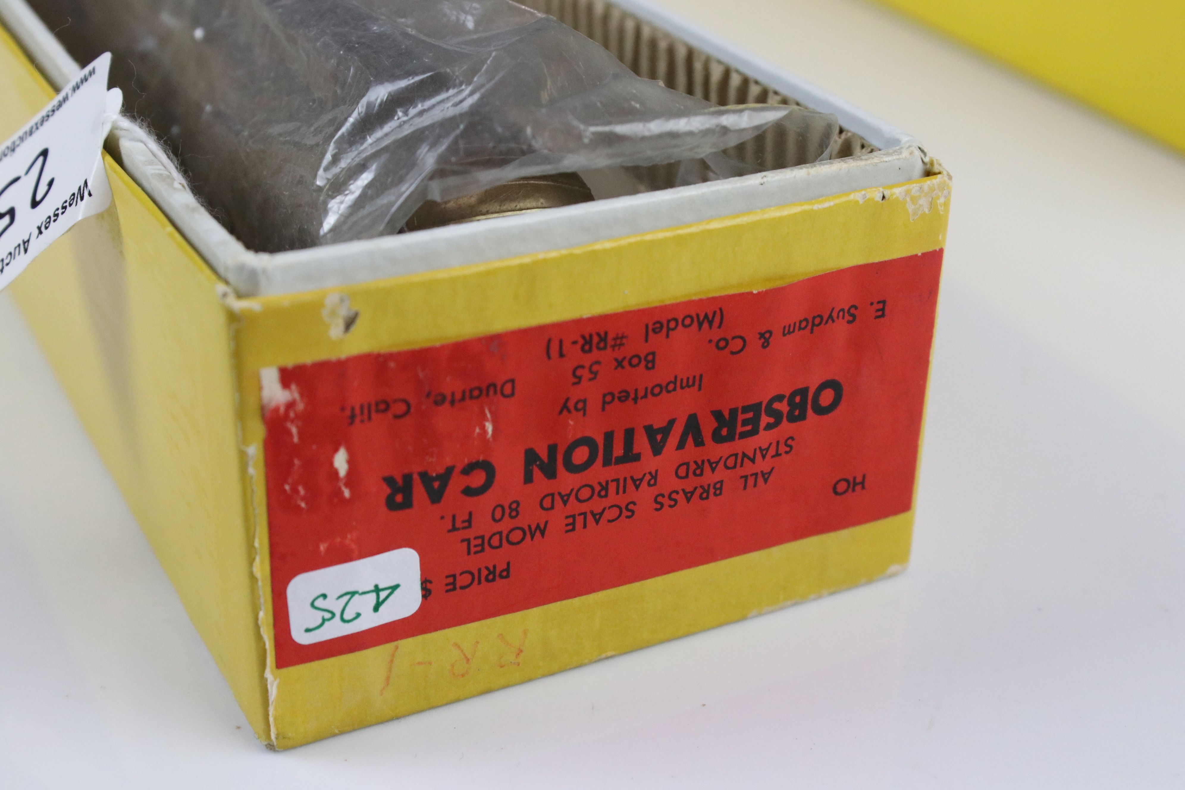 Three boxed E Suydam & Co HO Railroad Equipment items of brass rolling stock to include RR-9 - Image 13 of 19