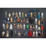 Star Wars - 50 Original figures showing play wear, to include 2 x Darth Vader, R2D2, Greedo, Chief