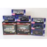 Eight boxed Corgi diecast models to include VA12106 Subaru Impreza 555, VA11804, CC56801 Lotus F1,