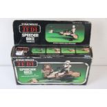 Star Wars - Original boxed Kenner Star Wars Return of the Jedi Speeder Bike, appearing complete