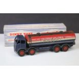 Boxed Dinky Supertoys 942 Foden 14 Ton Tanker 'Regent' diecast model, showing play wear and paint